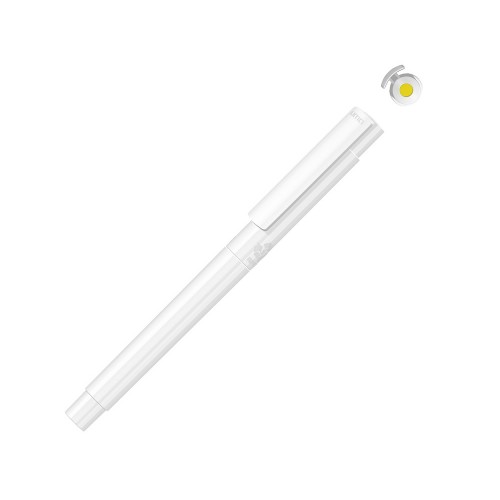 Капиллярная ручка в корпусе из переработанного материала rPET RECYCLED PET PEN PRO FL, белый с желтым