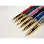 Ручка пластиковая шариковая Parliament, 0,7 мм, синие чернила, зеленый/золотистый