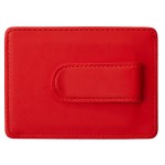 Картхолдер для двух карт и наличных денег с зажимом Crave, красный