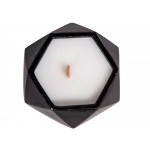 Свеча в декоративном стакане Geometry, черный