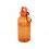 Бутылка для воды с карабином Oregon из переработанной пластмассы, 400 мл - Оранжевый