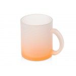 Стеклянная матовая кружка Омбре с градиентом для сублимации, оранжевый