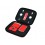 Подарочный набор USB-SET в кожанном исполнении в коробочке на 64 ГБ, красный