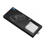 Магнитный беспроводной внешний аккумулятор со встроенными кабелями Мэни,быстаря зарядка, 10000 мАч, белый