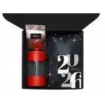 Подарочный набор c френчпрессом, кружками и чаем, красный