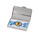 Визитница Смит, фиолетовый/серебристый