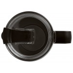 Термокружка Кенчер с двойными стенками из нержавеющей стали 304 и полипропилена, черный