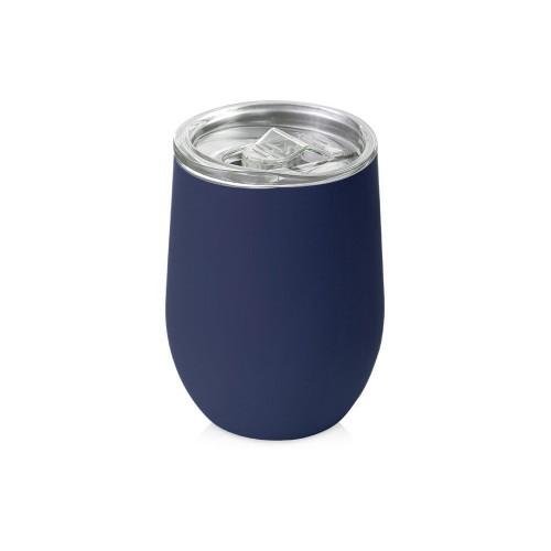 Термокружка Vacuum mug C1, soft touch, 370мл, темно-синий