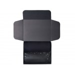 Подарочный набор с пледом, свечой и диффузором, черный