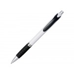 Шариковая ручка Turbo в белом корпусе, белый/черный, синие чернила