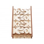 Шкатулка из фанеры в виде елки Firytale , серебристая