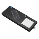 Внешний аккумулятор со встроенными кабелями Фрэйм, 10000мач, белый