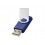 Флеш-карта Rotate USB 2.0 на 2 Гб, синий