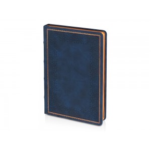 Ежедневник недатированный А5 Royal, синий с бронзовым срезом