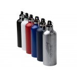 Бутылка LUWAK/ЛЮВАК из переработанной нержавеющей стали с карабином, серебристый