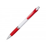 Шариковая ручка Turbo в белом корпусе, белый/красный, синие чернила