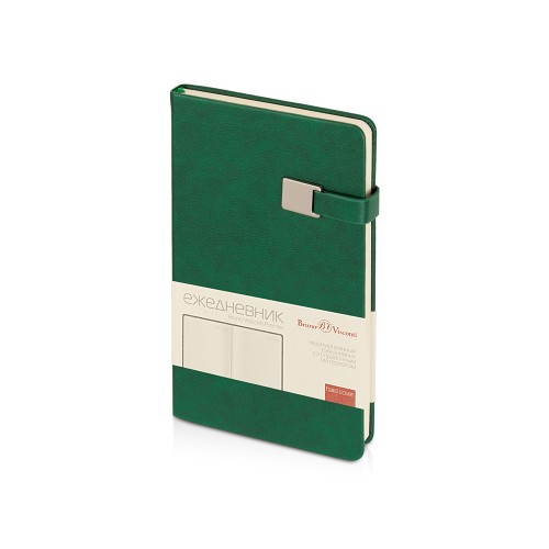 Ежедневник недатированный А5 Premier, зеленый Ежедневник недатированный А5 Premier, зеленый