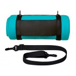 Плед Нежность с плечавым ремнем, светло-голубой