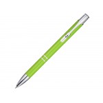 Шариковая ручка Moneta из переработанного алюминия (черные чернила) - Лайм