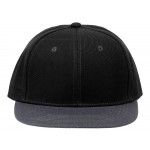 Бейсболка с прямым козырьком Los Angeles 2.0, черный/серый меланж