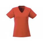 Модная женская футболка Amery  с коротким рукавом и V-образным вырезом, оранжевый
