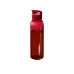 Бутылка для воды Sky из переработанной пластмассы объемом 650 мл - Красный