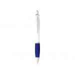Ручка шариковая Nash, белый/синий, черные чернила