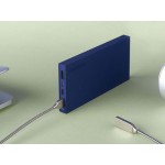 Внешний аккумулятор Rombica NEO ARIA Olive, 10000мАч, Soft-touch, PD, QCharge, Type-C, оливк/синий