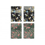 Картхолдер на 3 карты типа бейджа с возможностью полноцветной УФ-печати, софт-тач