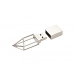 USB-флешка на 16 ГБ,micro USB  серебро