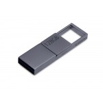 USB 3.0-флешка на 128 Гб с разъемами USB-A и Type-C, серебристый