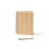 Набор GALA: блокнот А5, ручка шариковая, бамбук, бежевый