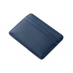 Картхолдер для двух карт и наличных денег с зажимом Crave, темно-синий