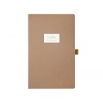 Ежедневник недатированный А5 Total beige с нашивкой, бежевый