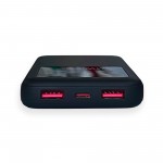 Внешний аккумулятор Kris soft touch, 10000mAh (Чёрный)