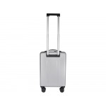Rover Pro 20-дюймовый чемодан на колесах из материалов, переработанных согласно стандарту GRS, объемом 40 л - Серебряный Rover Pro 20-дюймовый чемодан на колесах из материалов, переработанных согласно стандарту GRS, объемом 40 л - Серебряный
