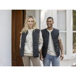 Quartz утепленный жилет унисекс из переработанного материала GRS - сплошной черный