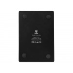 Беспроводная зарядка-подставка с подсветкой Glow box, черный (Р)