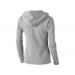 Толстовка Арора женская с капюшоном, серый меланж