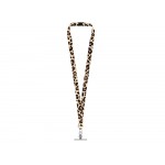 Ланъярд 2,5 см под сублимацию с трендовым карабином, замком обрыва и металлическим держателем для телефона