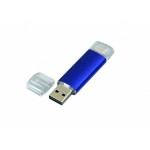 USB-флешка на 16 Гб.c дополнительным разъемом Micro USB, синий