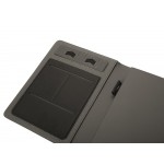 Подарочный набор металлическая ручка и блокнот А5 Twilight  со светящимся логотипом и пауэрбэнком