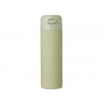 Вакуумная термокружка Waterline c кнопкой Guard, 400 мл, тубус, оливковый