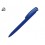 Ручка пластиковая шариковая трехгранная Trinity K transparent Gum soft-touch с чипом передачи инфо, темно-синий