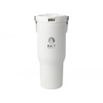 Термостакан Bronx объемом 900 мл из меди и переработанной нержавеющей стали, сертифицированной по стандарту RCS, с вакуумной изоляцией и крышкой с двойной функцией - Белый