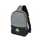 Двухцветная сумка на одно плечо Reclaim объемом 3,5 л, изготовленная из переработанных материалов по стандарту GRS , серый яркий