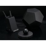 Беспроводная зарядка-подставка с подсветкой Glow box, черный (Р)