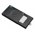 Внешний аккумулятор со встроенным кабелем USB-C Дэнси, 5000 мАч, белый