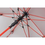 Зонт-трость Silver Color полуавтомат, красный/серебристый (Р)