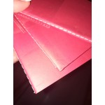 Блокнот A6 Stitch в линейку, красный (Р)